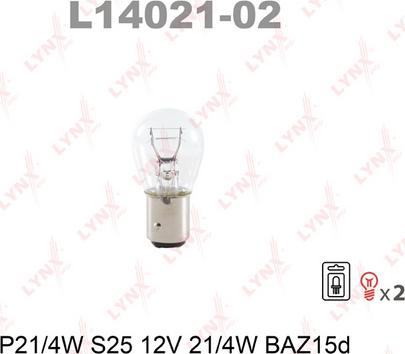 LYNXauto L14021-02 - Ampoule cwaw.fr