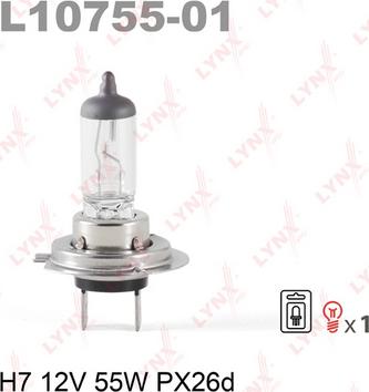 LYNXauto L10755-01 - Ampoule, projecteur longue portée cwaw.fr