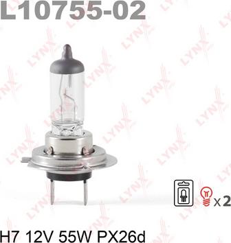 LYNXauto L10755-02 - Ampoule, projecteur longue portée cwaw.fr