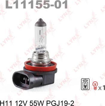 LYNXauto L11155-01 - Ampoule, projecteur longue portée cwaw.fr