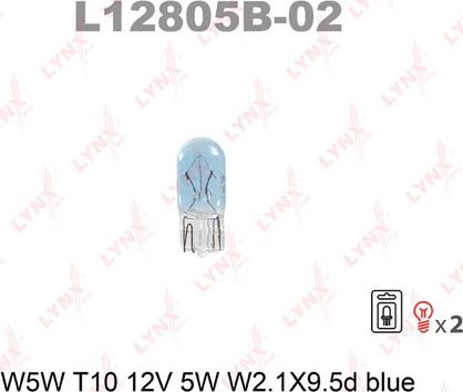 LYNXauto L12805B-02 - Ampoule cwaw.fr