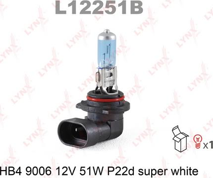 LYNXauto L12251B - Ampoule, projecteur longue portée cwaw.fr