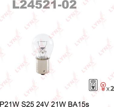 LYNXauto L24521-02 - Ampoule cwaw.fr