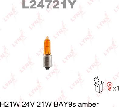 LYNXauto L24721Y - Ampoule cwaw.fr