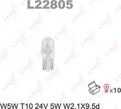 LYNXauto L22805 - Ampoule cwaw.fr