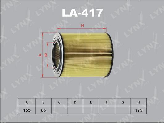 LYNXauto LA-417 - Filtre à air cwaw.fr