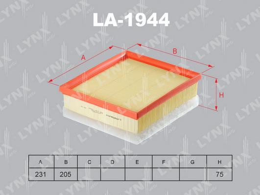 LYNXauto LA-1944 - Filtre à air cwaw.fr