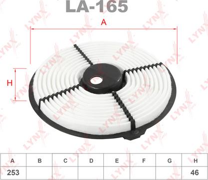 LYNXauto LA-165 - Filtre à air cwaw.fr