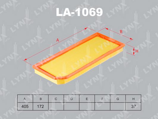 LYNXauto LA-1069 - Filtre à air cwaw.fr