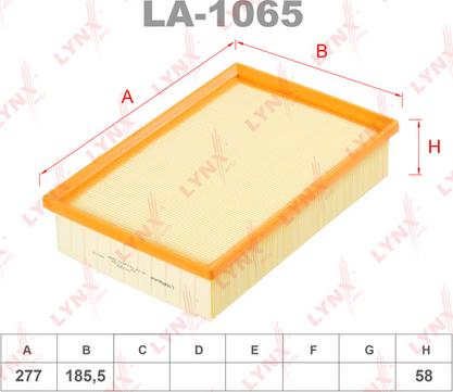 LYNXauto LA-1065 - Filtre à air cwaw.fr