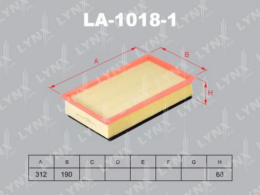 LYNXauto LA-1018-1 - Filtre à air cwaw.fr