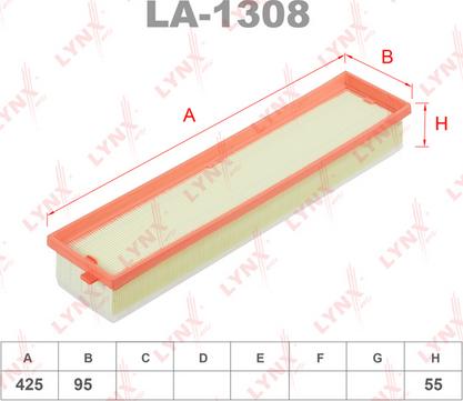 LYNXauto LA-1308 - Filtre à air cwaw.fr