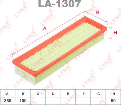 LYNXauto LA-1307 - Filtre à air cwaw.fr