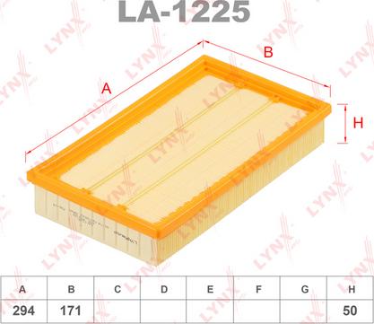 LYNXauto LA-1225 - Filtre à air cwaw.fr