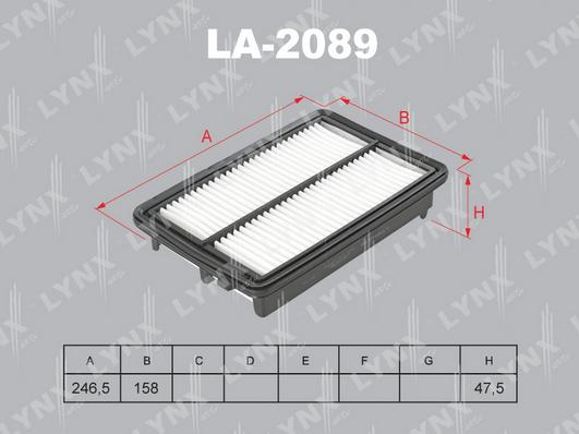 LYNXauto LA-2089 - Filtre à air cwaw.fr