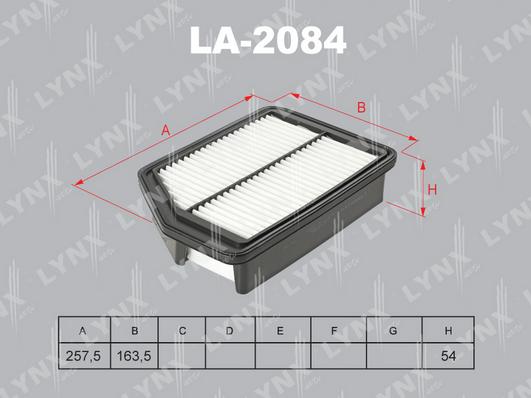 LYNXauto LA-2084 - Filtre à air cwaw.fr