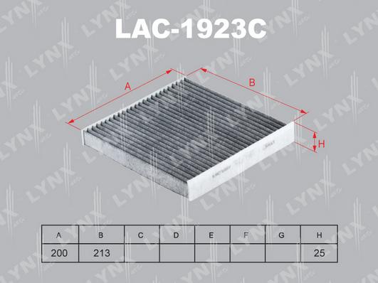 LYNXauto LAC-1923C - Filtre, air de l'habitacle cwaw.fr