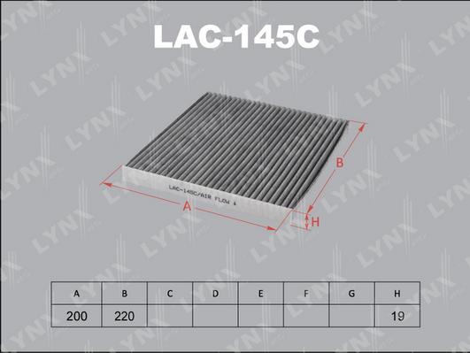 LYNXauto LAC-145C - Filtre, air de l'habitacle cwaw.fr