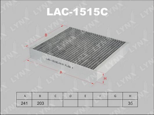 LYNXauto LAC-1515C - Filtre, air de l'habitacle cwaw.fr