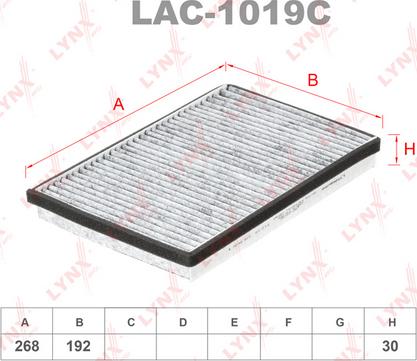 LYNXauto LAC-1019C - Filtre, air de l'habitacle cwaw.fr