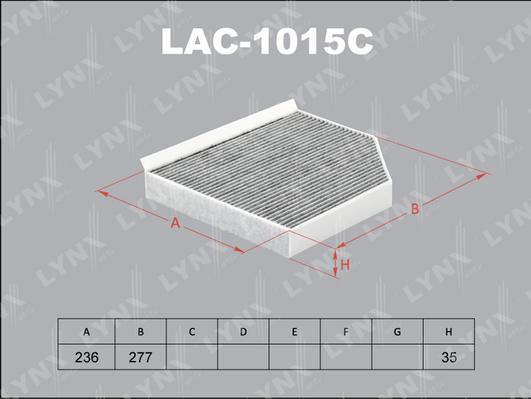 LYNXauto LAC-1015C - Filtre, air de l'habitacle cwaw.fr