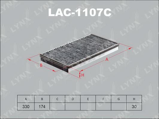 LYNXauto LAC-1107C - Filtre, air de l'habitacle cwaw.fr