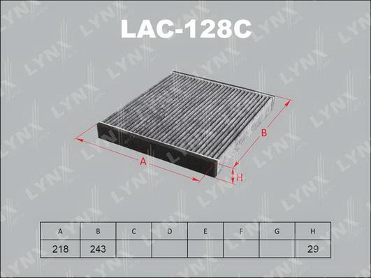 LYNXauto LAC-128C - Filtre, air de l'habitacle cwaw.fr