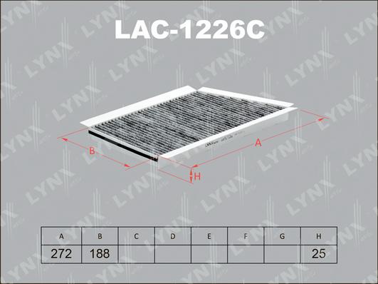 LYNXauto LAC-1226C - Filtre, air de l'habitacle cwaw.fr