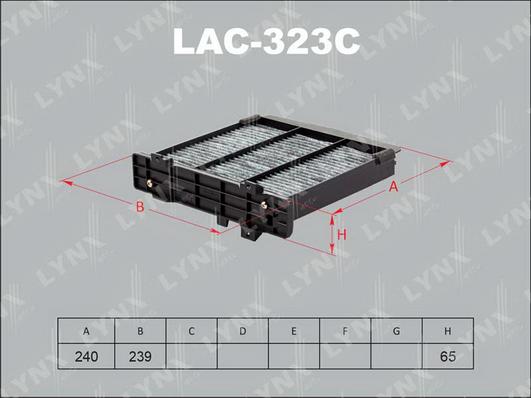 LYNXauto LAC-323C - Filtre, air de l'habitacle cwaw.fr