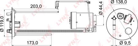 LYNXauto LF-968M - Filtre à carburant cwaw.fr
