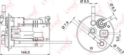 LYNXauto LF-980M - Filtre à carburant cwaw.fr