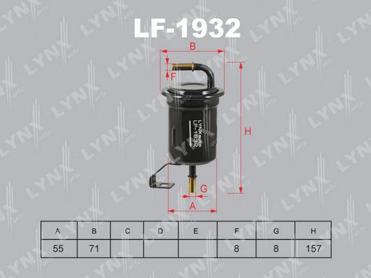 LYNXauto LF-1932 - Filtre à carburant cwaw.fr