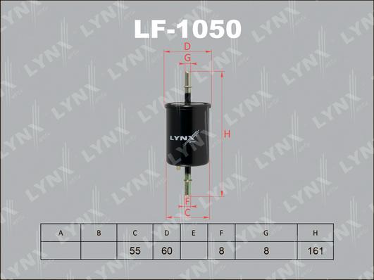 LYNXauto LF-1050 - Filtre à carburant cwaw.fr