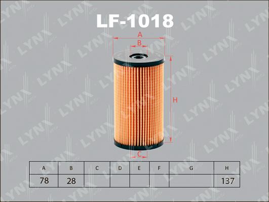 LYNXauto LF-1018 - Filtre à carburant cwaw.fr