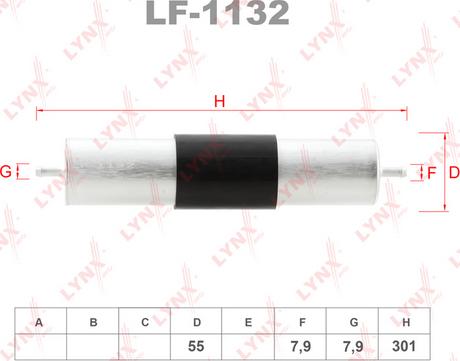 LYNXauto LF-1132 - Filtre à carburant cwaw.fr