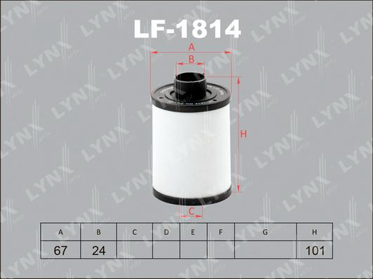 LYNXauto LF-1814 - Filtre à carburant cwaw.fr