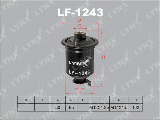 LYNXauto LF-1243 - Filtre à carburant cwaw.fr