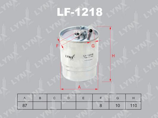 LYNXauto LF-1218 - Filtre à carburant cwaw.fr