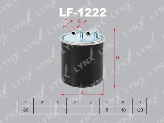 LYNXauto LF-1222 - Filtre à carburant cwaw.fr