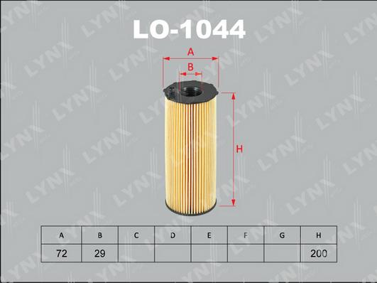 LYNXauto LO-1044 - Filtre à huile cwaw.fr