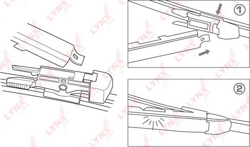 LYNXauto LR42H - Balai d'essuie-glace cwaw.fr