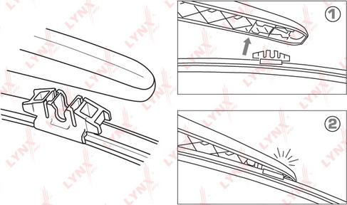 LYNXauto LR33V - Balai d'essuie-glace cwaw.fr