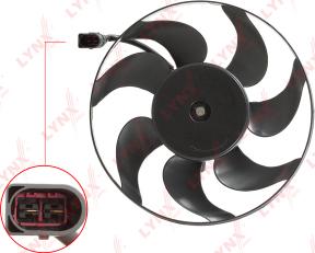 LYNXauto RF-1510 - Ventilateur, refroidissement du moteur cwaw.fr