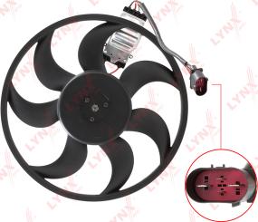 LYNXauto RF-1608 - Ventilateur, refroidissement du moteur cwaw.fr