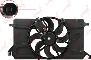 LYNXauto RF-1161 - Ventilateur, refroidissement du moteur cwaw.fr