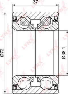 LYNXauto WB-1541 - Kit de roulements de roue cwaw.fr