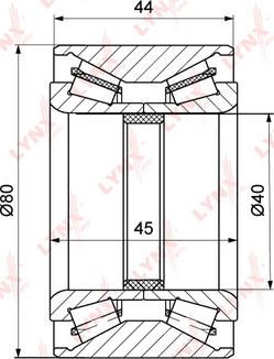 LYNXauto WB-1511 - Kit de roulements de roue cwaw.fr