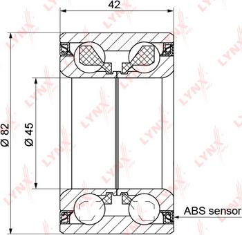 LYNXauto WB-1532 - Kit de roulements de roue cwaw.fr