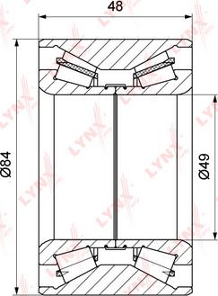 LYNXauto WB-1156 - Kit de roulements de roue cwaw.fr