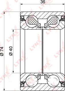 LYNXauto WB-1126 - Kit de roulements de roue cwaw.fr